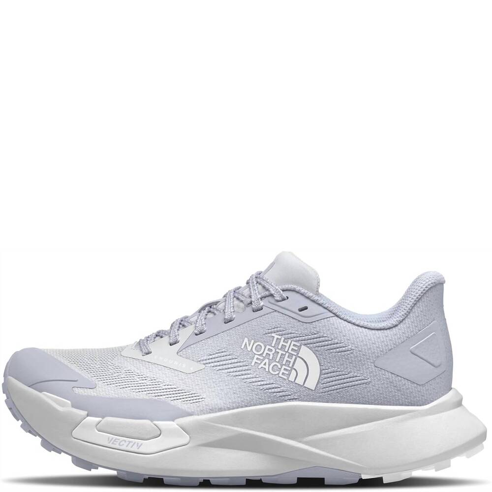 NEW THE NORTH FACE women's vectiv enduris 4 trail running shoe in mystic haze/wh